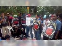 Hari TNI, Jurnalis Bojonegoro Gelar Aksi Damai