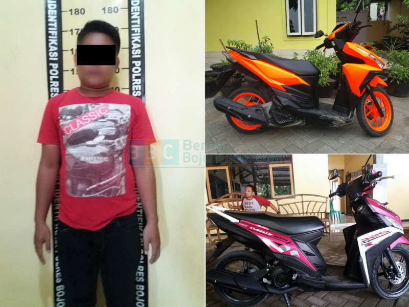 Polisi Tangkap Pelaku Pencurian Motor di 3 TKP Wilayah Kota