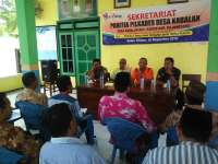 Pilkades Serentak, Kapolsek dan Muspika Kanor Sosialisasikan Perda