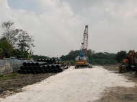 Pembangunan Mulai Bergeser ke Sisi Barat Jembatan