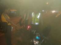 Dahului Mobil, Pengendara Motor Celaka di Padangan