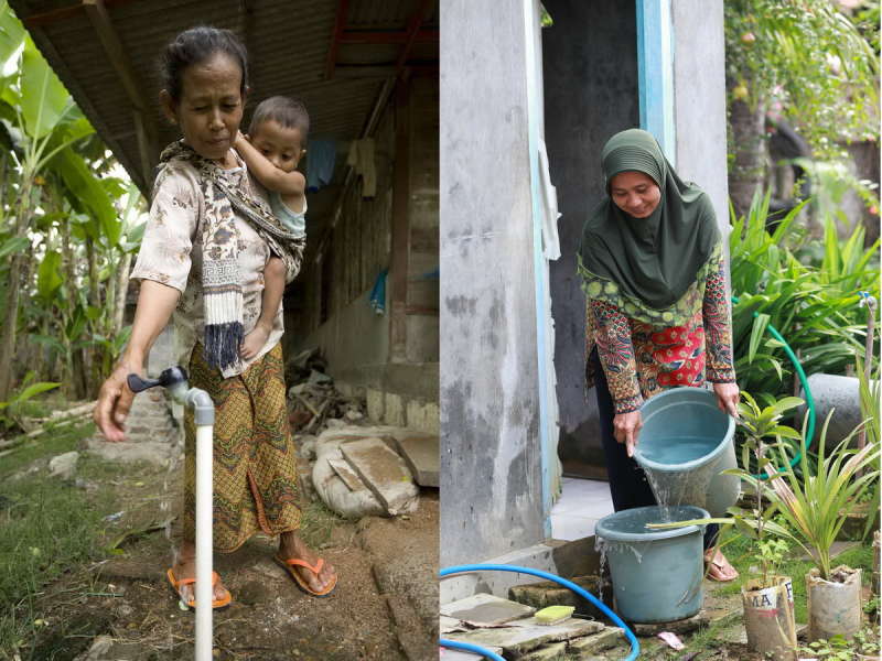 Ada HIPPAM, Kini Air Bersih Tercukupi
