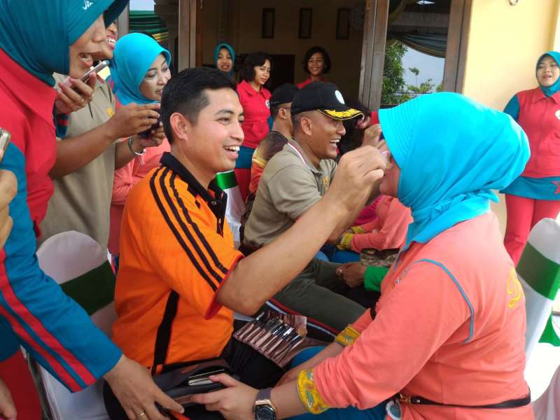 Kapolres Ikuti Lomba Merias Wajah