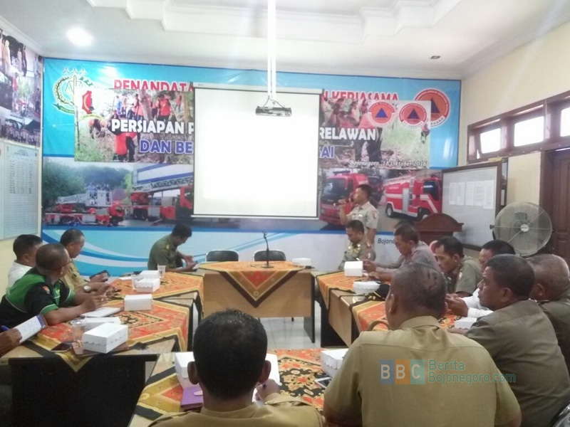 BPBD Bojonegoro Menyiapkan Kegiatan Apel 1000 Relawan