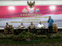 Polda Jawa Timur Bertemu Awak Media dalam Sarasehan Mitra Polri