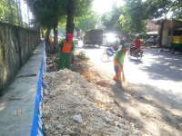 DKP Keluhkan Bekas Galian PDAM yang Berantakan di Kelurahan Jetak