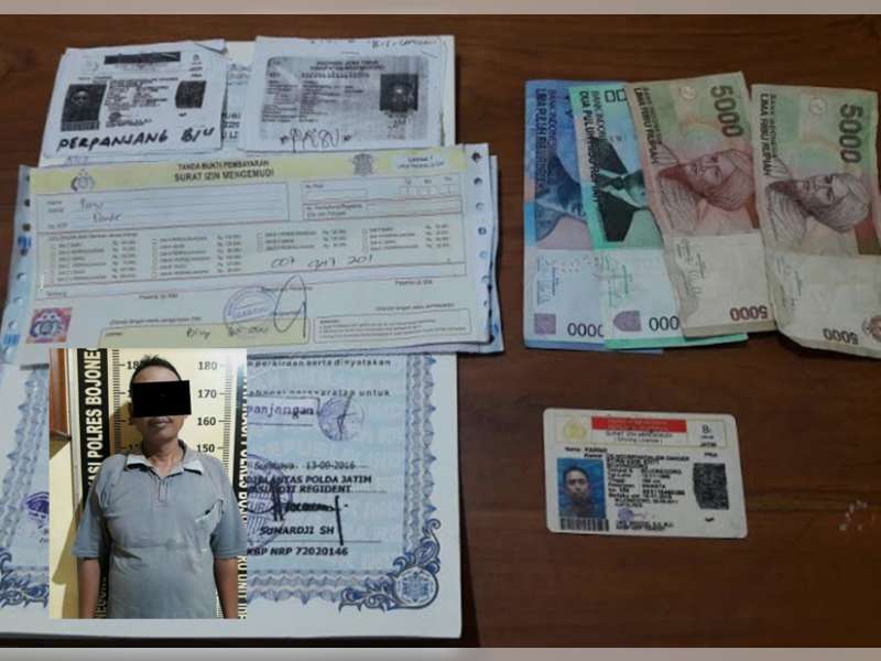 Ketahuan Palsukan SIM, Pria Asal Dander Ini Diamankan Polisi