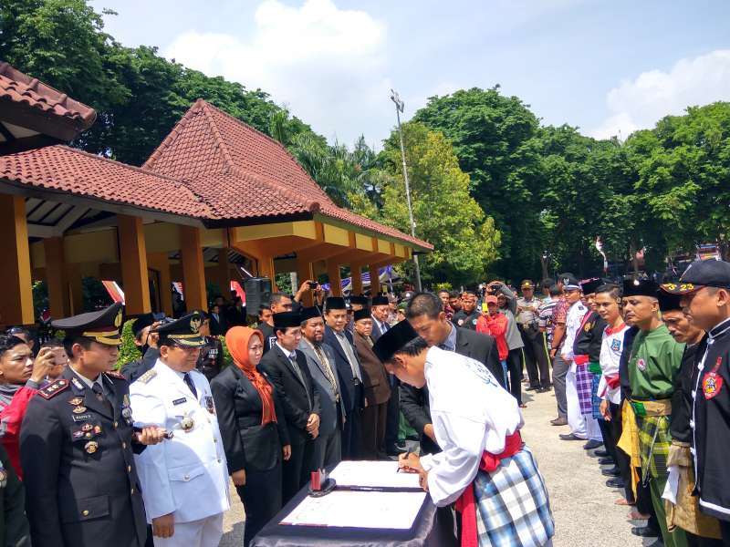 Deklarasi Kampung Pesilat Bojonegoro