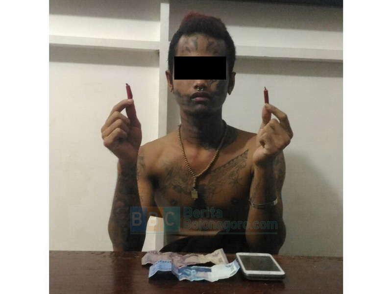 Satnarkoba Polres Bojonegoro Amankan Satu Pemuda Pengedar Dobel L
