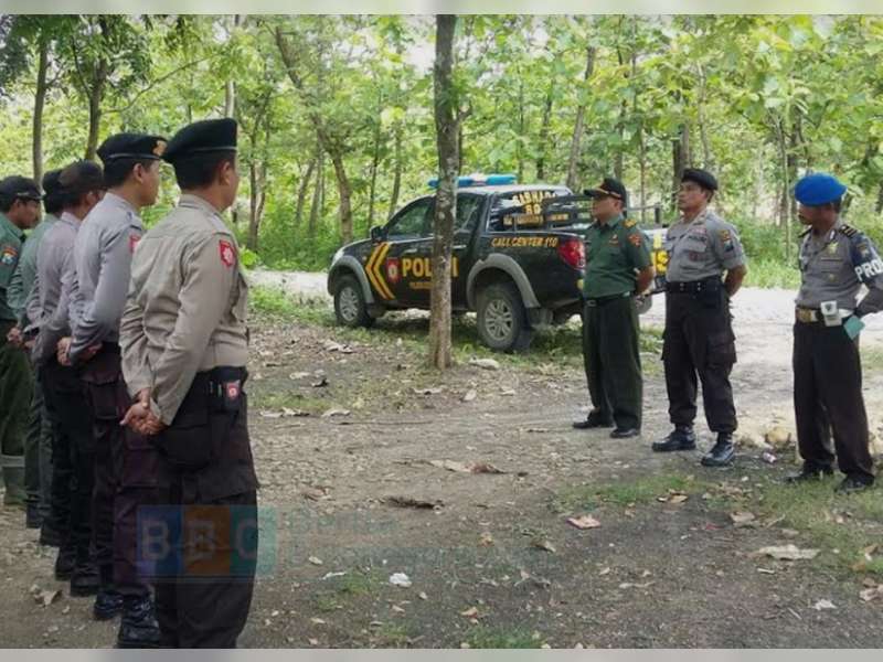 Polsek Kedungadem Gelar Giat Ilaran Antisipasi Kebakaran Hutan