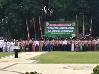 Ribuan Peserta Ikuti Upacara Hari Santri di Alun-Alun Bojonegoro