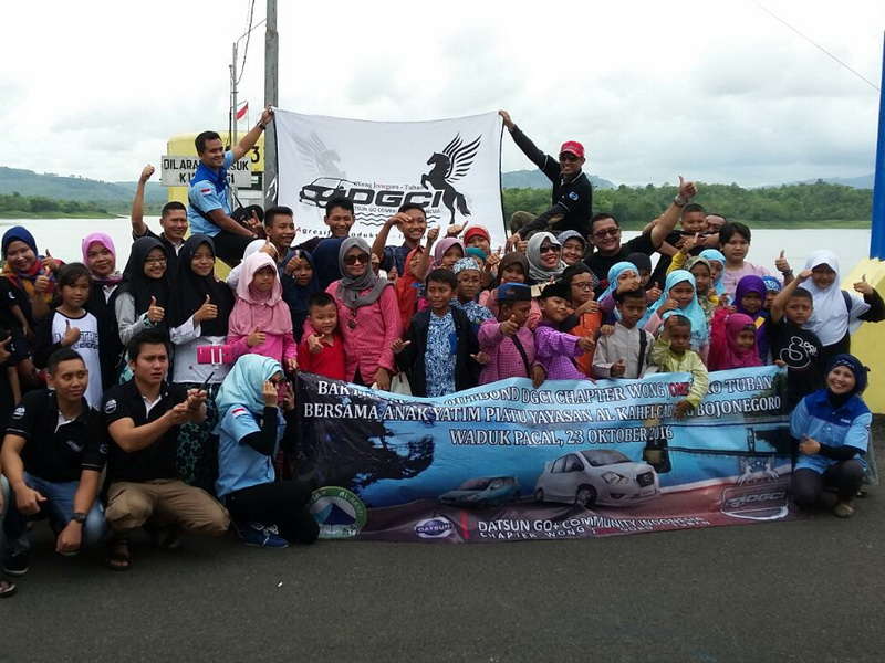 DGCI Berbagi Bersama Anak Yatim di Waduk Pacal
