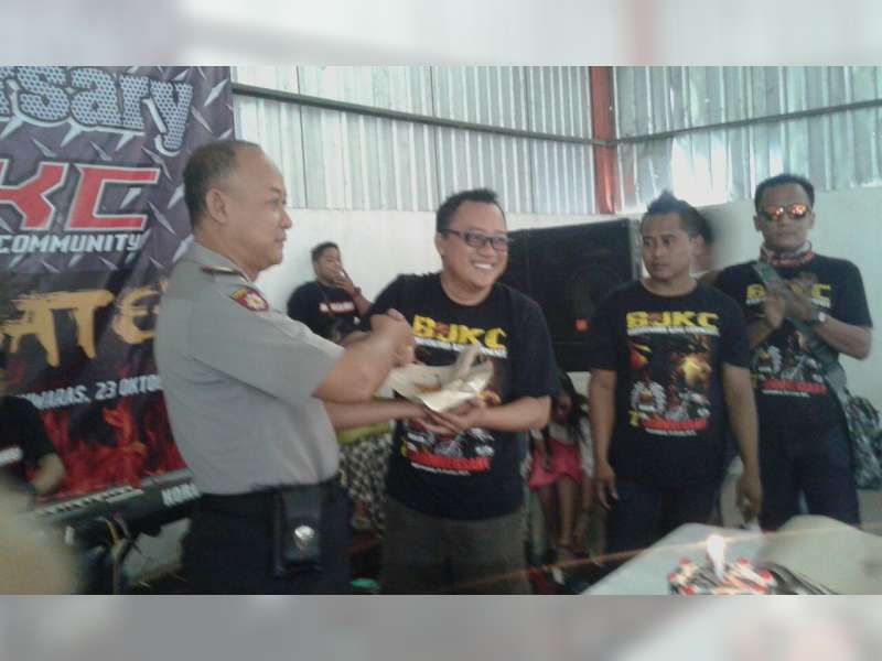 Kapolsek : Pecinta Motor Sebagai Pelopor Keselamatan Berlalu Lintas