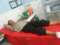 Mega Pro Tubruk Vario, Satu Luka-Luka