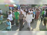 Kapolres Ikuti Mlaku Bareng Sarungan Bersama Remas