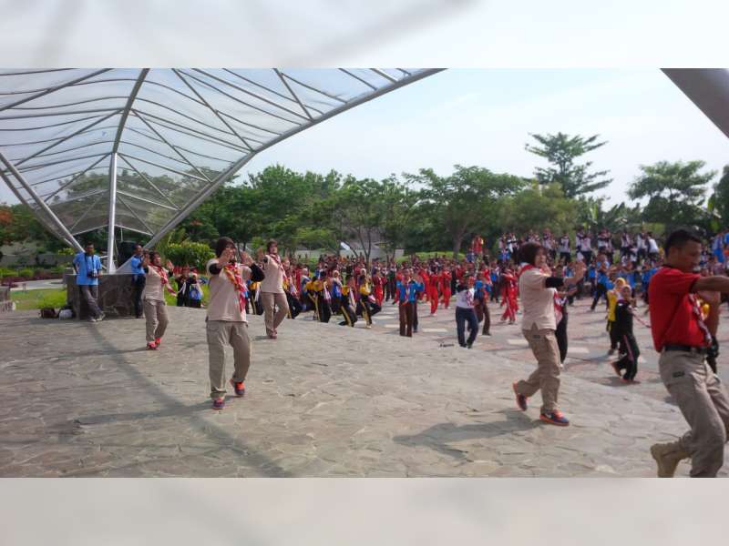 Kwarcab Bojonegoro Launching Senam Kreasi Pramuka