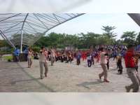 Kwarcab Bojonegoro Launching Senam Kreasi Pramuka
