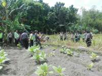 Polsek Kanor Kawal Eksekusi Tanah di Desa Nglarangan