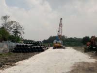 Cuaca Jadi Kendala, Pengerjaan Jembatan Trucuk Harus Dikebut