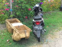 Diserempet Bus, Satu Keluarga Terluka di Kepala