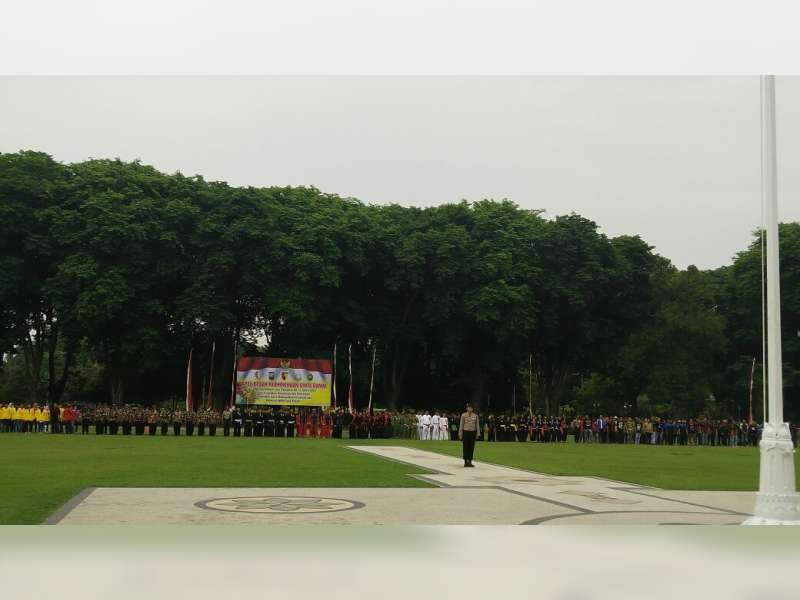 Wabup Pimpin Apel Besar Kebhinekaan di Alun-Alun Bojonegoro
