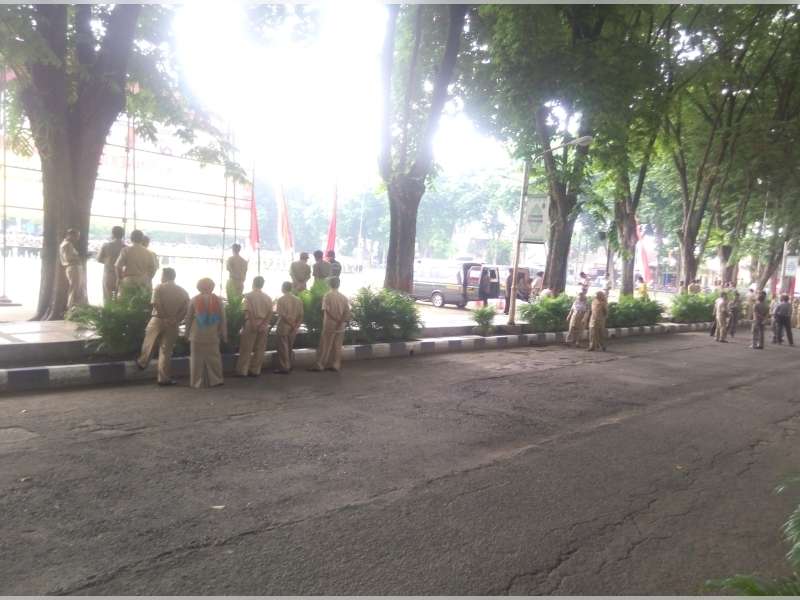 Banyak PNS Telat Ikuti Upacara Kebhinekaan