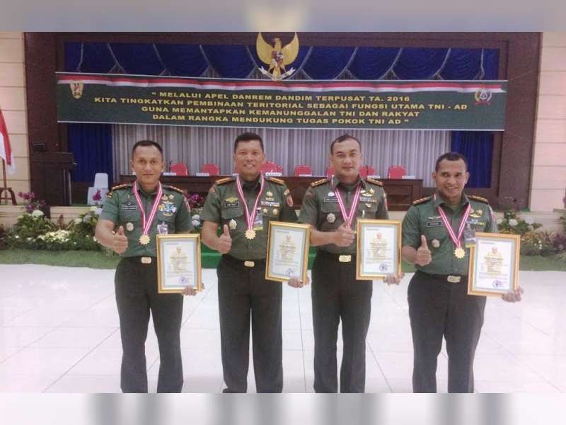 Berprestasi di Bidang Pertanian, Dandim 0813 Terima Penghargaan