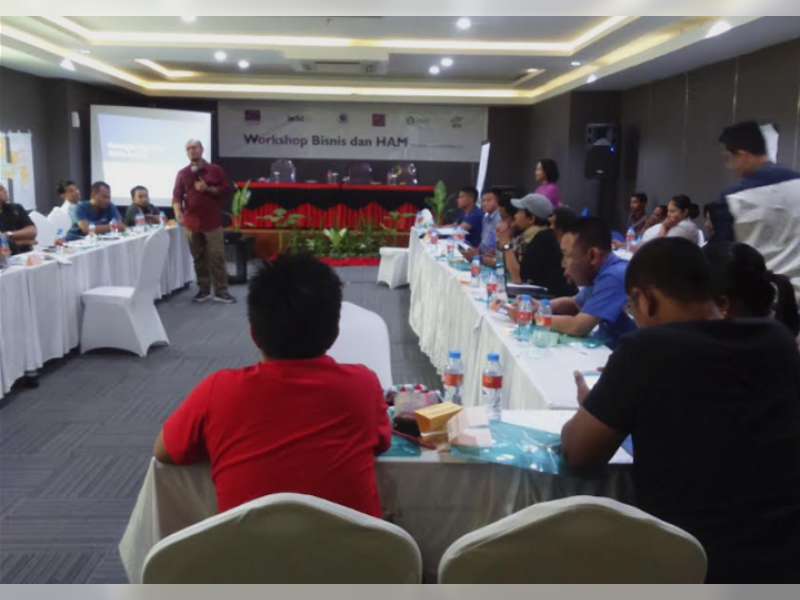 AJI Indonesia Gelar Workshop Bisnis dan HAM di Pekanbaru