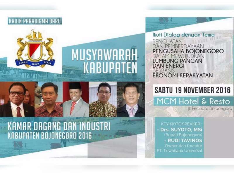 Besok, Kadin Bojonegoro Gelar Muskab