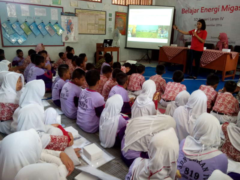 Siswa SD Negeri Leran IV Antusias Ikuti Kegiatan Belajar Energi Migas