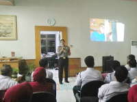 Kapolres Kenalkan CAS Kepada Direksi dan Karyawan Bank Jatim