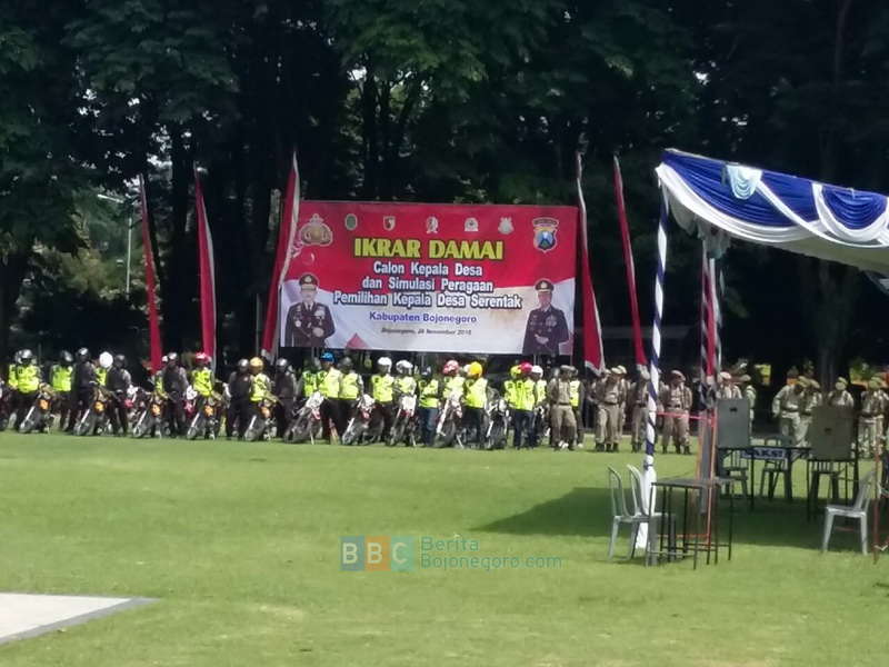 82 Calon Kades di Bojonegoro Bacakan Ikrar Damai Pilkades
