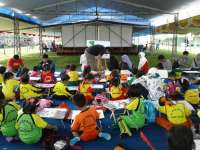 Aksi Menggambar Bersama Anak TK Juga Semarakkan Festival Banyu Urip