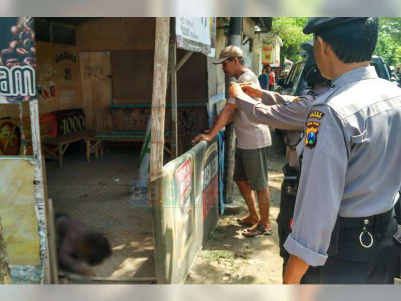 Warga Campurejo Temukan Mayat Mr X di Warung