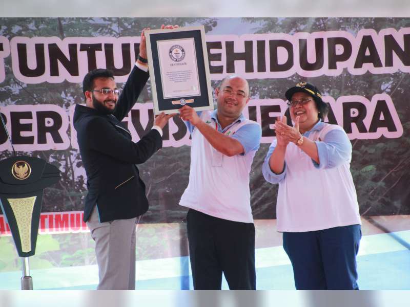 Tanam 238.000 Pohon, Indonesia Raih The Guinness Book of World Records
