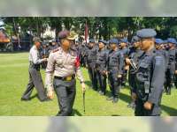Selesai Amankan Pilkades, Polres Gelar Apel Konsolidasi BKO