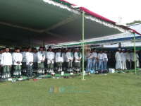 Ribuan Orang Berdoa Bersama untuk Negeri di Alun-Alun Bojonegoro