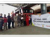 SKK Migas dan KKKS Serahkan Bantuan untuk Korban Banjir ke BPBD Bojonegoro