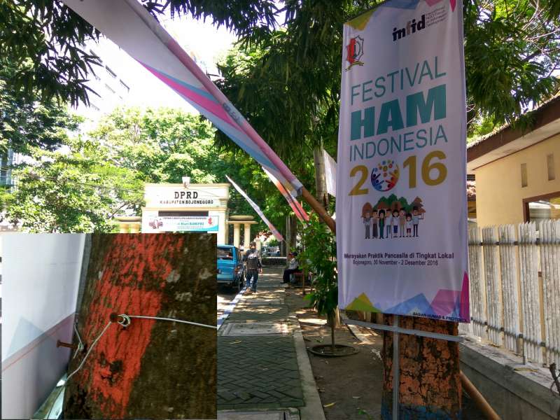 Kang Yoto Instruksikan Spanduk Festival HAM Segera Dilepas