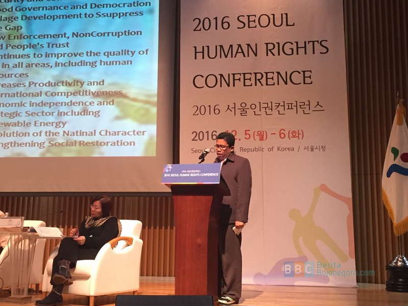 Jadi Wakil Indonesia di Forum HAM Korea Selatan
