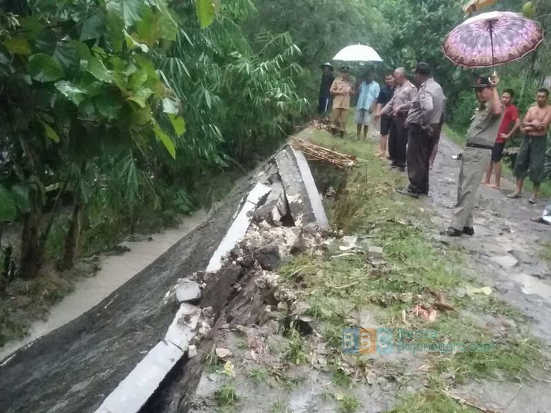 Tebing Penahan Tanah di Ngraho Ambrol, Kerugian Capai Rp 56 Juta