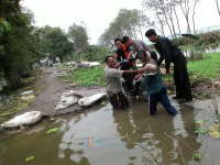 Pasca Banjir, Jalan Poros Desa Rusak