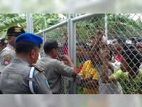 150 Personel Polri Terjun Amankan Unjuk Rasa Tuntut Kompensasi Warga Rahayu