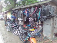 Pedagang Onderdil Motor di Padangan Inginkan Pasar Loak Permanen