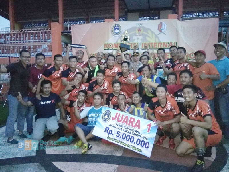 PS Bhayangkara AD Juarai Liga Divisi 1 Askab PSSI Bojonegoro 2016