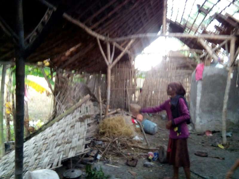 5 Rumah Warga di Balen Rusak Diterjang Puting Beliung