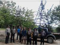 Patroli Polisi di Sumur Tua Kedewan