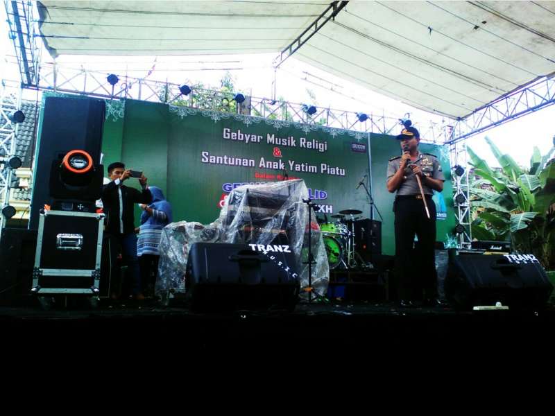 Hadir di Maulid, Kapolres Berpesan Agar Tidak Mudah Percaya Berita Hoax