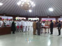 Pelantikan 32 Kepala Desa Pemenang Pilkades di Bojonegoro