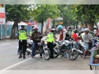 219 Pengendara Kena Tilang Dalam Razia Satlantas Polres